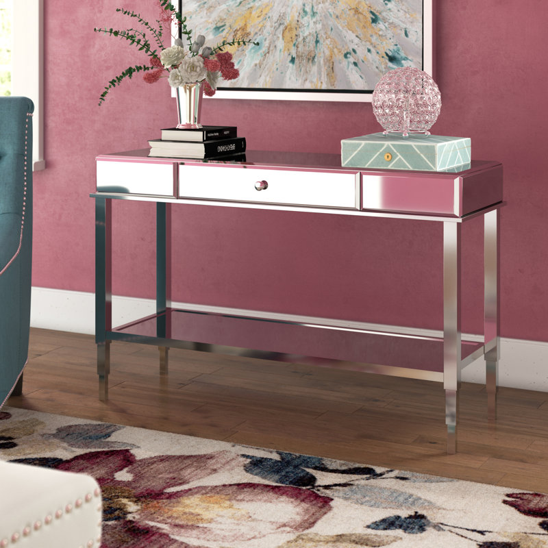 Calisto Mirrored Console Table & Reviews Birch Lane